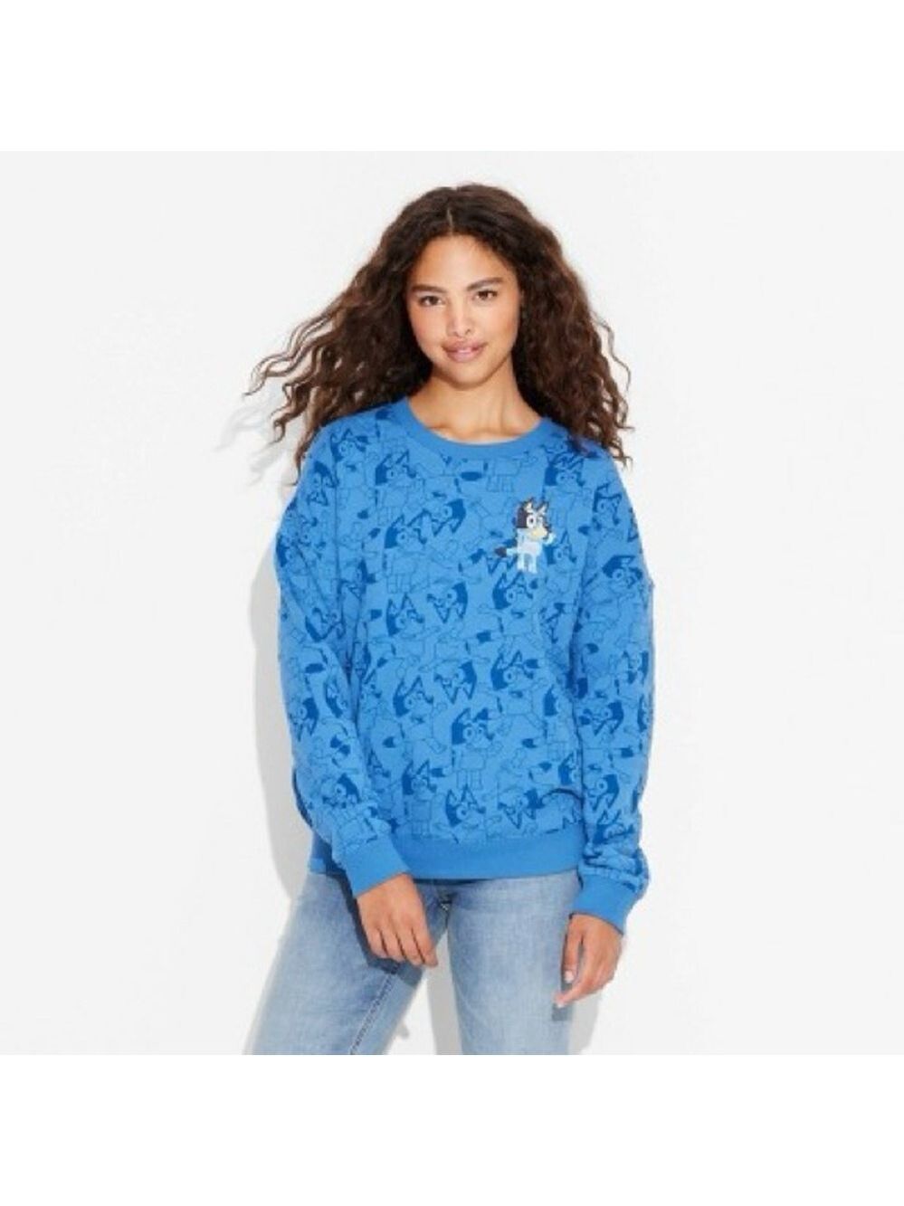 Bluey Print Cozy Graphic Sweatshirt - Size XL